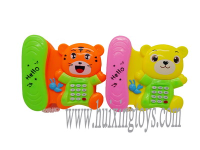 WITH LIGHT MUSIC BEAR THE TIGER TELEPHONE