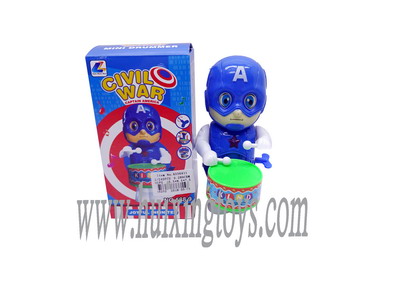 WIND UP SWING DRUMS CAPTAIN AMERICA
