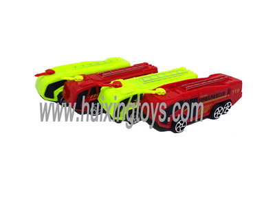 PULL BACK FIRE CAR 4PCS