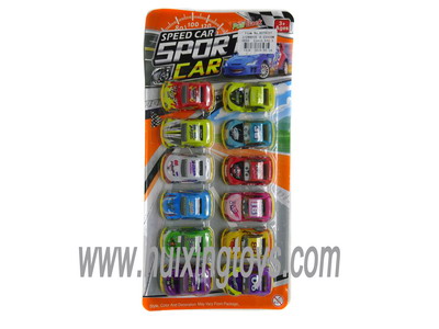 PULL BACK RACING CAR 12PCS