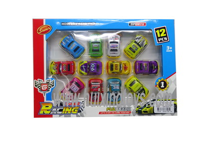 PULL BACK RACING CAR 12PCS