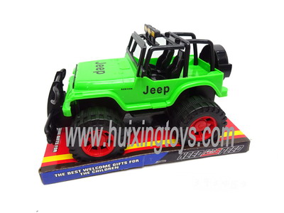 GREEN FRICTION JEEP CAR