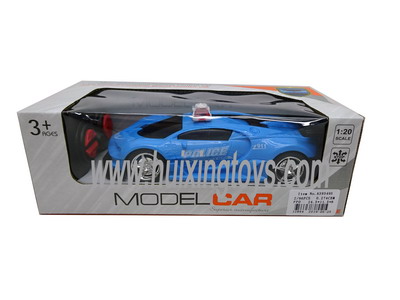 FOUR FUNCTION 1:20 R/C POLICE CAR