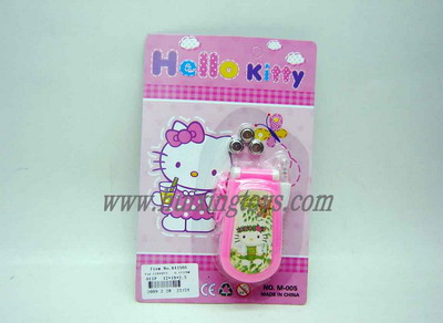 KITTY MOBILE PHONE W/ROPE&3 CELL