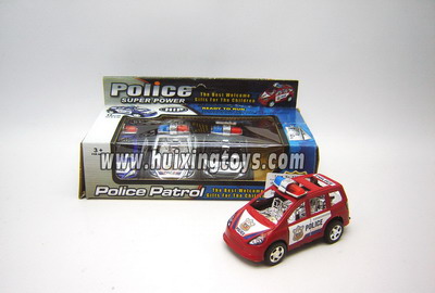 PULL BACK POLICE CAR（4 PCS）