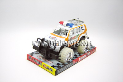 FRICTION CROSS-COUNTRY  POLICE CAR W/LIGHT