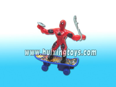 PULL LINE CAR WITH SPIDER-MAN